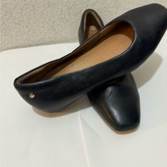 Frankie 4 Saving Soles Shoes Womens 9 Gianna Black Leather Ballet Flats - Picture 2 of 12